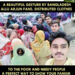 Allu Arjun Instagram - Thank you Bangladesh 🇧🇩. Heart fully appreciate the gesture ❤️