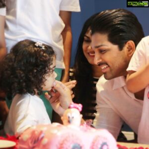 Allu Arjun Instagram - Happy Birthday My Baby 🎂 #alluarha ❤️