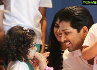 Allu Arjun Instagram - Happy Birthday My Baby 🎂 #alluarha ❤️
