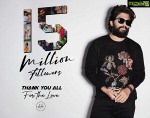 Allu Arjun Instagram - 15 M . Thank you soo much for all the love you all shower . Humbled . Gratitude Forever . And Happy Sankranthi