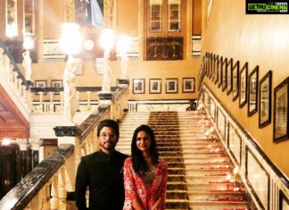 Allu Arjun Instagram - Reception at Taj Falaknuma ! Beautiful Heritage Property ! Lady in Red !
