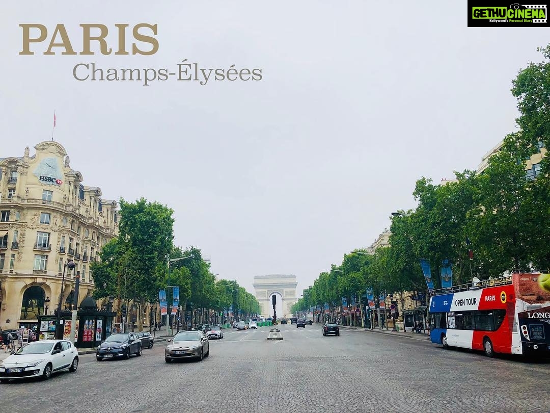 Allu Arjun Instagram - PARIS . Champs-Elysées. #aaclicks