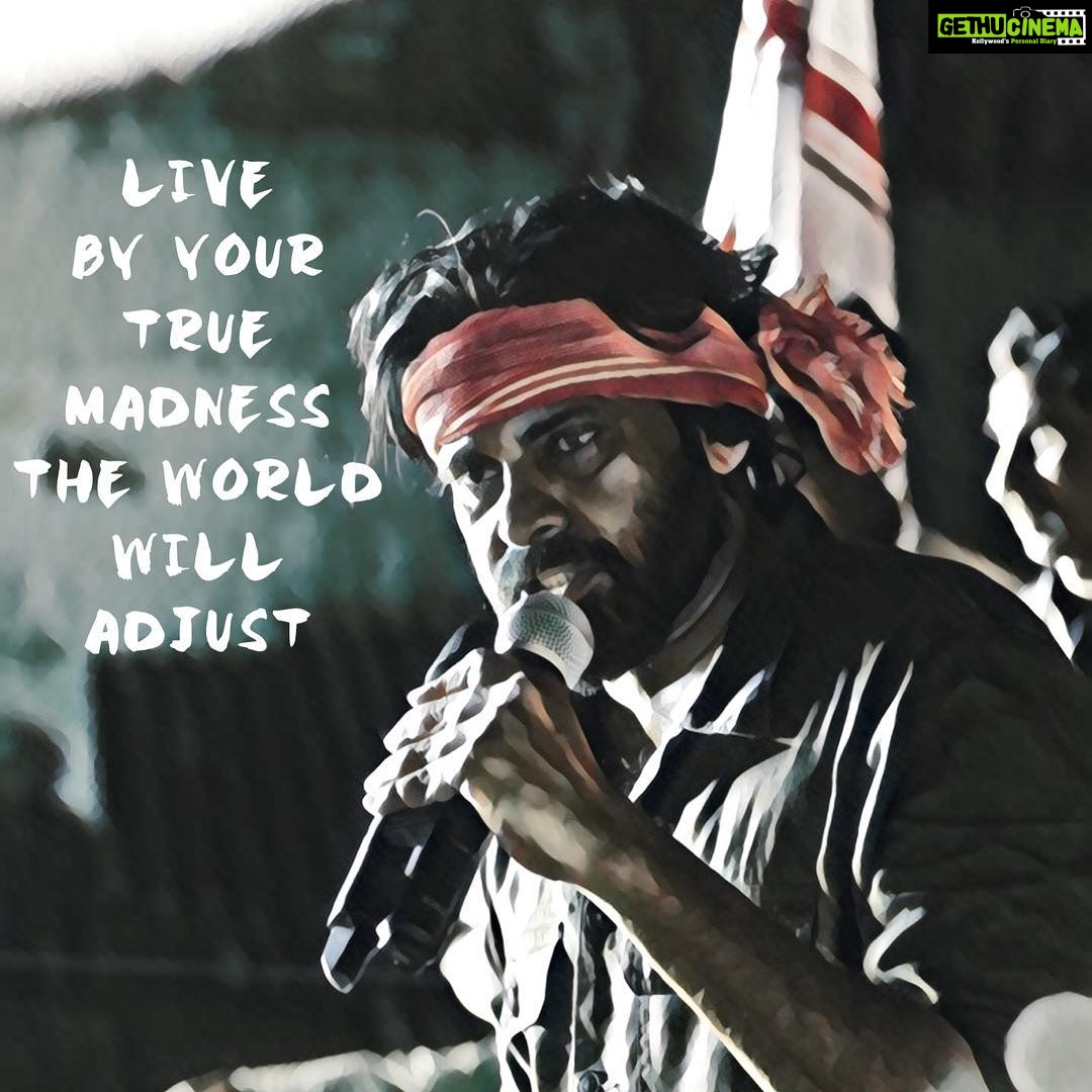 Allu Arjun Instagram - LIVE BY YOUR TRUE MADNESS THE WORLD WILL ADJUST - AA