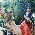 Allu Arjun Instagram - Camel Ride . Animal Lover 😘. When I was a kid the only camel I ever touched was a Geometry Box 😂