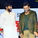 Allu Arjun Instagram – ‪Thank you Pavan Kalyan Garu for the support . It was nostalgic sharing a stage with you coz it’s been a while .
