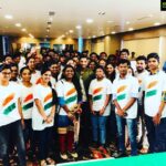 Allu Arjun Instagram - Promotional event with young minds for NSNI . Thank you Krish Garu for Hosting a Promotional Event for us .