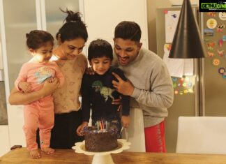 Allu Arjun Instagram - Happy Birthday to my Bestie , my Bunch of Happiness , My Baby Boy Ayaan 😘😘😘