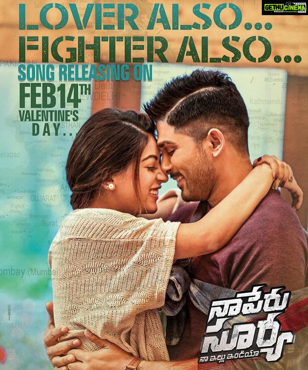 Allu Arjun Instagram - Lover Also Fighter Also
