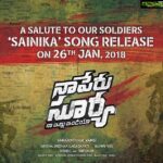 Allu Arjun Instagram - SAINIKA