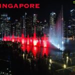 Allu Arjun Instagram - Singapore Trip for Arha’s 1st Bday ! Fountain Show at Marina Bay ! Personal Postcard Shot ! #singapore #marinabay #postcard #fountainshow