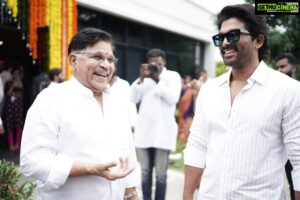 Allu Arjun Instagram - Happy Birthday Dad . Lots n lots love always 🖤