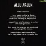 Allu Arjun Instagram – 🙏🏼