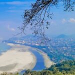 Amala Paul Instagram - Scrapbooking my trip to Nagaland: I peeked outside my window and saw the mighty Brahmaputra flowing and how! Maybe it's a reminder from up above to keep going no matter what comes my way. #cherishing #river #nature #mytraveldiaries #moonchildmusings Brahmaputra River