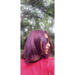 Amala Paul Instagram - Always add a pop of color to life, even if it only means changing the color of your hair! 💇🧚 #traveldiaries #hairwegoagain #selfietime #selfcaretime