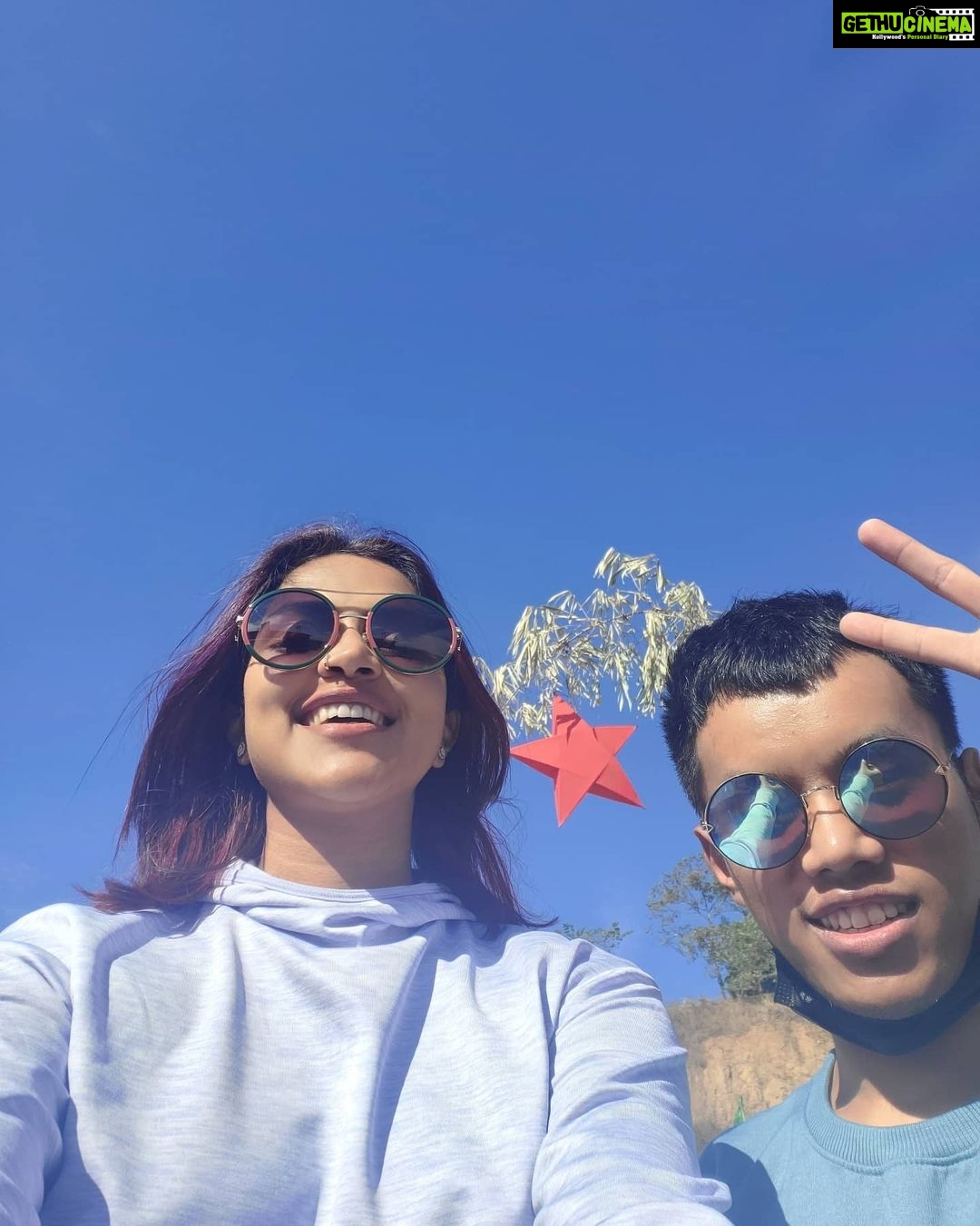 Amala Paul Instagram - Bethlehem star welcomes me upon arrival and my baby brother. To the Land Of Nagas The Land Of Head Hunters The Land Of Festivals And of course The Land of Sode @the.puro.identity #NAGALAND #Hornbillfestival2021 #iamheretakemein #vaccation #heartout Nagaland, Kohima, Hornbill Kesama