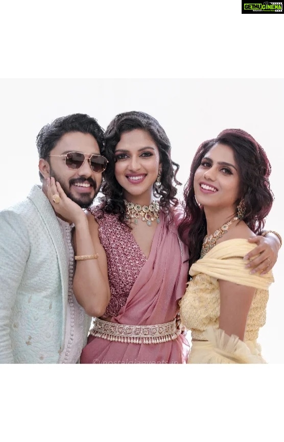 Amala Paul Instagram - Repost @nostalgiaevents.in ▪️▫️ Abijith didn't get down on his knees to ask Alcas hand in marriage, he instead swept her off her feet with unbridled love and effusive energy. The couple's outfit, albeit a break from the traditional palette of colours, was carefully chosen, exemplifying the delicate balance of colours and flavours, like the perfect twinning of beautiful macaroons. With a vivacious sister @amalapaul to enliven every moment with her effervescence and quaint elegance, we got our kicks and we can't wait to get back for more on the wedding day. Couple: @alca_kurian|@abijithpaul Bride:@alca_kurian Makeup:@makeupandhairbysagallya Outfit:@paris_de_boutique Jewellery @sangeetha916gold Styling @asaniya_nazrin Groom @abijithpaul Outfit @masharhamsa @amalapaul Makeup @makeupandhairbysagallya Outfit @nikita.vishakha Styled by @pallakhshah Assisted by @himanyasingh #engagement #engagementphotos #candidphotography #couplephotoshoot #bridesofinstagram #weddingphotography #weddinginspiration #keralaweddingstyles #bridalideas #bridesofindia #weddingwireindia #celebritywedding #celebrityshoot #weddingmoments #wedmegoodsouth #makeup #videooftheday #intimatewedding #weddingsutra #photoshootoftheday #makeover #viralvideos #brideandgroom #christianwedding #christianbride #alcagetsabs