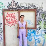 Amala Paul Instagram - Talk your art out! 💕 . . #art #graffiti #beautiful #colors #pastels #amalatravels #gypsysoul #AmalaPaul Bali Indonesia