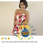 Amala Paul Instagram - 👗👠🛍💄💻 Got all my Diwali shopping sorted with my trusty HDFC Bank Credit Card and saved 10% on each and everything I bought as well. How? With their #FestiveTreats offers, that let you save up to 10% on all your shopping, across categories. Want to know more about their offers? Then go follow @hdfcbank right now! Go ahead, make every #WishComeTrue this festive season, with #HDFCBankFestiveTreats