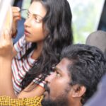 Amala Paul Instagram – The devil lies in the details. 😈 @mrrathna making sure I draw my brows right!
.
.
#Aadai #Aame #BtsOfAadai #KaminiTimes #teamawesome #doubletrouble #AmalaPaul