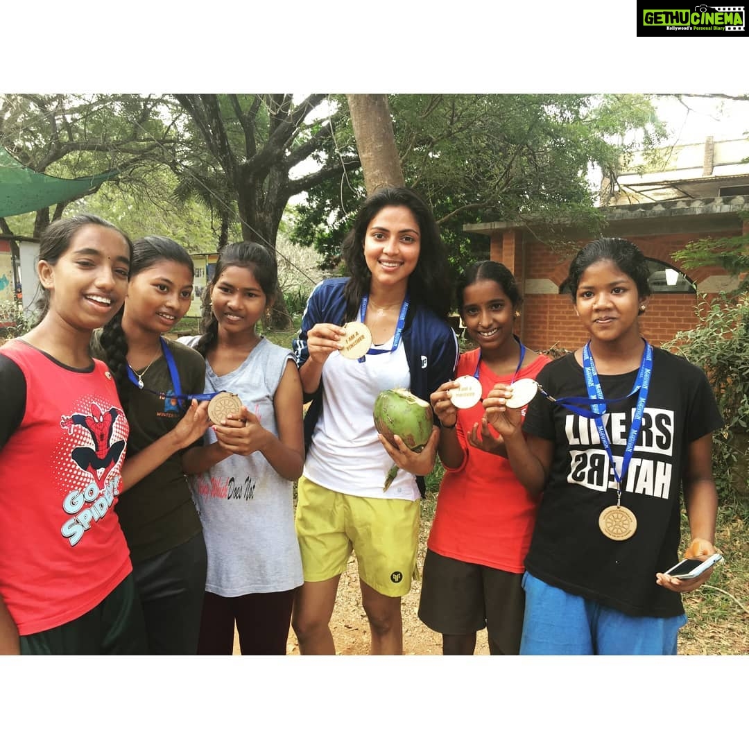 Amala Paul Instagram - 3 years ago I happened to be in Auroville for the same marathon. I wasn't participating, I was watching everyone pour their heart and soul into reaching the finish line. The tag line for the marathon was ‘Run for the joy of running ‘, it in a way changed my perspective about life in more ways than one. When I hit the finish line this time, I couldn't stop celebrating myself. 'I' did it and I did it for myself. I want to know how you celebrate yourself. What is your way of treating yourself for the tiny victories in life? Show me! This Valentine's season click a picture, use #APsaysICelebrateMyself and show me how you celebrate yourself. P. S: Get creative, I can't wait to repost your beautiful images on my feed! 😍 #aurovillemarathon2019 #auroville #runforthejoyofrunning Auroville : The Future of World in India