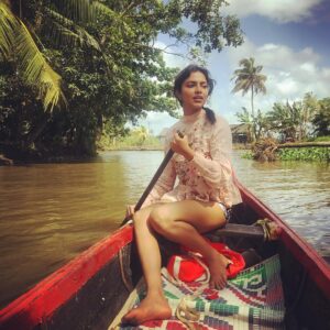 Amala Paul Instagram - sTrAIgHt ChiLLIn 🧜‍♀️🌸🌻🌼🌺