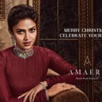 Amala Paul Instagram – Me and AMAERA wish you a joyful christmas! Every celebration is a unique memory. Celebrate it your way, celebrate yourself!

#signaturebridaljewellery #rareexpressions #AMAERA #findyourself

@amaera_jewels