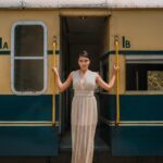 Amala Paul Instagram – Palampur Unlimited 🚂 
#oldtrains #newstories