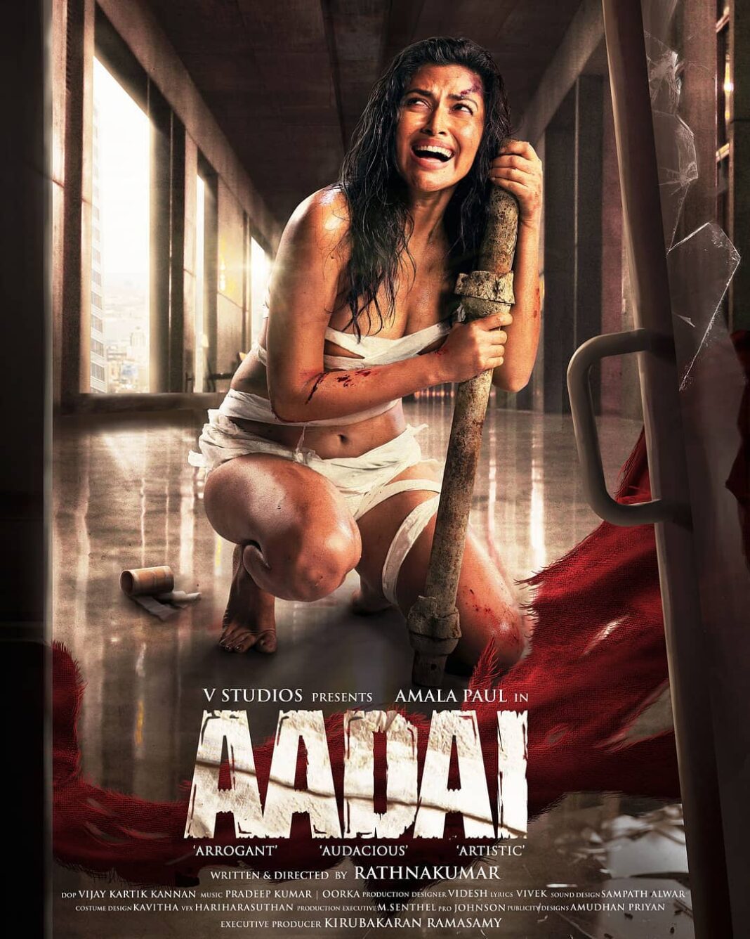 Amala Paul Instagram - Here is the 1st Look of my next Arrogant, Audacious and Artistic Tamil film 