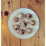 Amala Paul Instagram – Loving the Chef Mode!! 🤩

Presenting Amu’s high protein/fiber energy ball(no bake)

Oats-peanutbutter-honey-cinnamon-coconutmilk-pumpkinseeds-lotusseeds-coconutdices rolled with almonds, raisins and grated coconut (being a Kerala girl I can never get enough of coconut)🤭 #chefmode #healthytreat #energyball #teatime #healthyfoodaficionado #amateurchef