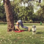 Amala Paul Instagram - "Yoga begins right where I am - not where I was yesterday or where I long to be" This is what it takes me to the yoga mat everyday no matter how hard I feel about it some days. I have been struggling hard in acheiving Sheershasana(headstand) as my upperbody is weaker compared to the lower. I was able to do it with the help of my teachers or with support of the wall but I realised that without getting out of my comfort zone I am never going to acheive this pose. So I started practising on my own, it was hard, stressing ,fell many times but all I knew was I am building my upper body strength and today in the lap of mother nature, I surrendered. She carried me in to the asana beautifully without any struggle. I felt a flow in my body, a moment of stillness in my mind, being alive and in one with my breathe and nature. I stood their not on my feet but on my head for I dont remember how long and when I came back on my feet. I had tears in my eyes, true joy of ecstasy and I jumped around in the park with winter like a child who found her magic. ❤️ #therightwayisthehardway #keepflowingforward #yoga #yogini #sheershasana #headstand #joypeacelove