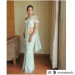 Amala Paul Instagram - #Repost @amalaapaulfc (@get_repost) ・・・ Gorgeous as queen 👑,slayying in ruffled drape 😻 And that pastel color👌🏼 Perfectly styled by @pinktrunkk #styledbypinktrunk #Dreamcatcherams #amala #ammu #kerala #tamil #tollywood #mollywood #tollywood #telugu #malayali #kollywood #amalapaul #amala #ammu #kollywood #actress #heroine #slayying #queen #josalukkas