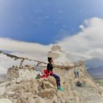 Amala Paul Instagram - After a long tiring hike I crashed on my mattress made of white rocks, enveloped myself with a blue quilt made out of the sky. Felt nothing but bliss.🌍❤️ #ladakhdiaries #himalayas #hippieheart #Trekker