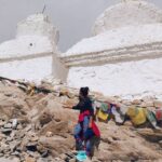 Amala Paul Instagram – Chose prayer flags over fancy tags.
I don’t know if its because of the camouflage pants i wear.
But I dwelled in the vibe
#HippieAtHeart #LadakhDiaries #Himalayas  #Peace