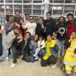 Ameesha Patel Instagram – #GADAR2 team happy vibes at the airport as we return to Mumbai from a super 1st schedule shoot..super work by ace choreographer @shabinakhanofficial .. my splendid director @anilsharma_dir and my fav hero @iamsunnydeol .. the entire production team did a fab job and my super dedicated AD’s Hanish and Siddhi who worked round the clock .. kudos to the entire team for a mind blowing schedule .. 👍🏻👍🏻👍🏻🤞🏻🧿❤️💗💗💖