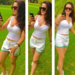 Ameesha Patel Instagram – DELHI … Hotel garden strolls and loads of video calls with my lovely fans .. 🇮🇳🇮🇳🇮🇳💗💗💗