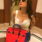 Ameesha Patel Instagram – DELHI … you feel good 💋💋💋