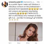 Ameesha Patel Instagram - As a public figure I wake up2 hilarious n ridiculous rumours on the professional n personal front repeatedly😄😄😄😄I see old rumours and gossips resurfacing constantly😅😅😅😅C’MON GUYS .. GET A LIFE!!!Enjoy evry moment of Gods gift 2 us .. just like I’m doing✔️✔️CHEERS🥂🥂🥂🥂