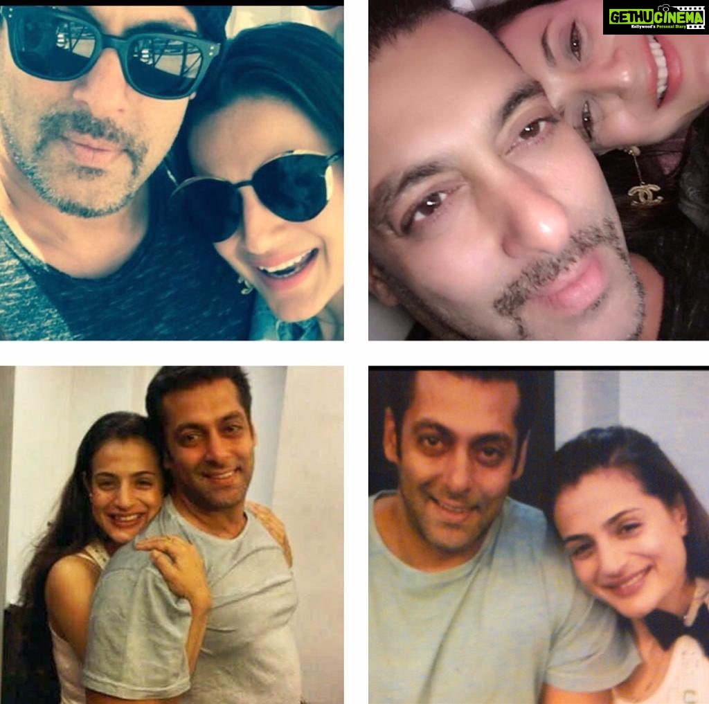 Ameesha Patel - 104.8K Likes - Wishing my darling @beingsalmankhan a v v v v happy bday .... ur meena kumari misses being at the farmhouse el to celebrate with u this year .. due to COVID .. but next year we will have to make up for it .. love uuu ❤️❤️