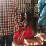 Ameesha Patel Instagram - Moments on shoot set 🪔❤️❤️❤️