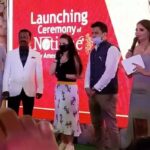 Ameesha Patel Instagram - Event diaries ... Brand launch .. work mode 🌈🌈🌈💖