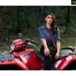 Ammu Abhirami Instagram – 🖤NEW BEGINNINGS; NEW LIFE🖤
Photography:@grvinayagam
Stylist: @shimmr_style
Makeup: @dabomb_maquillage
Hair: @soniya_rameshbabu_mua
Costume: @shimmr_style
Location: Offroad Sports, Pattipullam on ECR