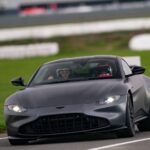 Amy Jackson Instagram - I’m addicted @astonmartinf1 🧨 Literally the ultimate #trackday afternoon drinking an {alcohol free} beer @peroninastroazzurro and racing around #Silverstone with the mega @1jessicahawkins 💯 #AD