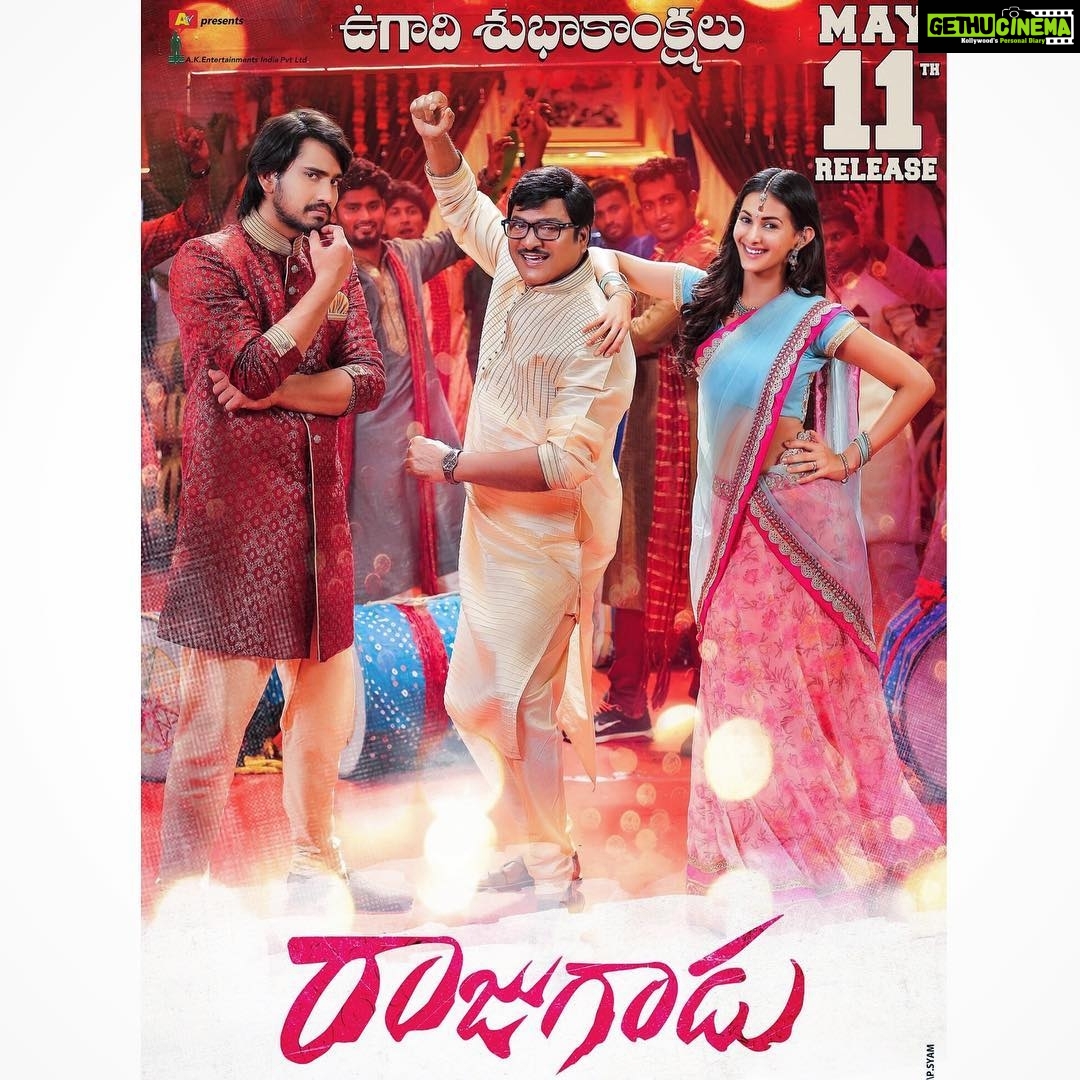 Amyra Dastur Instagram - #rajugadu all set to hit theaters on the 11th of May 2018 β¨π₯β¨ Time for some fun filled entertainment this Summer βοΈπβοΈ . Watch the first teaser by clicking on the link in my profile π¬ . . @sanjanasweetyreddy @rajtarunn @anilsunkara1 #akentertainments @rajaa.sekar @vijay_binni @adityamusicindia Hyderabad