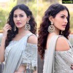 Amyra Dastur Instagram – All dolled up for the pre-release interviews for #manasukunachindi 🦋💃☀️🕊
Releasing TOMORROW!
.
.
Wearing @riraancouture with #jewellery from @thenehagoel … Styled by @talukdarbornali 
Makeup and hair by @iramakeupstudios @ksivakumarsiva 📸: @i_ak_photographer Annapurna Studios