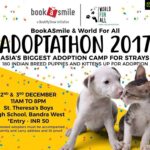 Amyra Dastur Instagram – 🐾Book A Smile and @worldforallanimaladoptions brings you Asia’s biggest adoption camp for strays!

Come be a part of #Adoptathon 2017! 🐾
The camp will have 180 healthy and vaccinated Indian breed #puppies and #kittens over 2 days! 😄
Veterinary advice, animal behaviourists, pet’ boarding facilities, pet food, treats, accessories will all be available in house for adopters’ convenience.

The event will be graced with the presence of animal loving celebs such as Alia Bhatt, Shraddha Kapoor, Farah Khan, Poonam Mahajan, Luke Kenny, Cyrus Broacha, Rohan Joshi, Sapna Bhavnani, Rupali Ganguli and many others. ✨

There will also super fun and exciting stalls with food and cold juice, animal motif nail art, interactive  childrens’ games, lucky draw, Animal themed jewelry and book stalls!

Date: 2nd & 3rd December 2017
Time: 11:00am to 8:00pm
Venue: St Theresa’s Boys High School, Bandra West🐾 St theresa school (bandra)