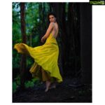 Amyra Dastur Instagram – Deep in the forest I stroll, to hear the wisdom of my soul. 🍃
.
.
.
📸 @beejlakhani 
Styled by @ekalakhani @shivani.saboo @team___e 
Wearing @stylemati @the.yellow.dot 
Earrings @ayanasilverjewellery @ascend.rohank 
Makeup by @nidhiagarwalmua 
Hair by @rohit_bhatkar 
.
.
.
#forestnymph #nature #khandala #naturechild #dawn #outdoorphotography Khandala