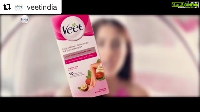 Amyra Dastur Instagram - #Repost @veetindia γ»γ»γ» Bye Bye Salon! Hello @veetindia Cold Wax Strips for a salon smooth finish at home π β₯οΈππ» . #justveetit #futureofwaxing #salonsmoothskin #skincare #hairremoval #hairremovalathome #waxing #waxingwoes @saraalikhan95 #veet