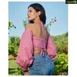 Amyra Dastur Instagram - #collab ♥️ Call Off Your Search For The Perfect Top ✨ I’m obsessed with the Gingham Plunge Neck Strappy Top from my How When Wear X Amyra Dastur Collection! @howwhenwearclothing you have my ♥️ @krishna_anand_ @devika__anand_