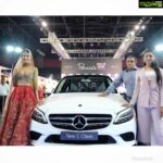 Amyra Dastur Instagram - Was absolutely thrilled to unveil the new #mercedes C Class - C 220d at @perniaspopupshow ✨ @houseofkotwara walking for you was #royally wonderful 🌸 . . #autohangar #mercedesbenz #cclass2018 👑 #showstopper #bridalwear #indianbride 👑 DOME