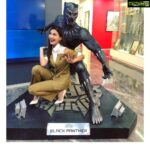 Amyra Dastur Instagram - ✖️WAKANDA FOREVER ✖️ ............................................... Goofing around at @disneyindia between #trip2 Promotions 😜 . . #webseries @bindasstv Facebook & YouTube channel ➡️ 5️⃣/🔟/2️⃣0️⃣1️⃣8️⃣ 🖥 Disney India